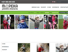 Tablet Screenshot of mopeka.sk